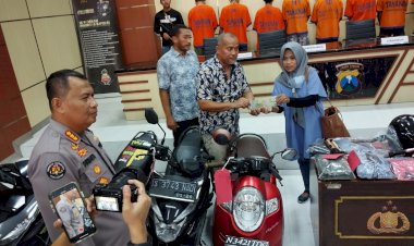 Polda-Jatim-Berhasil-Ungkap-Komplotan-Curanmor-9-Tersangka-Diamankan